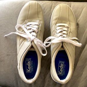 Keds Ortholite Sneakers! Size 8.5 Gray/Tan Color